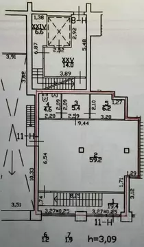 Помещение свободного назначения в Санкт-Петербург Тверская ул., 1 (95 ...