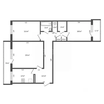 3-к кв. Марий Эл, Йошкар-Ола ул. Вознесенская, 36 (70.0 м)