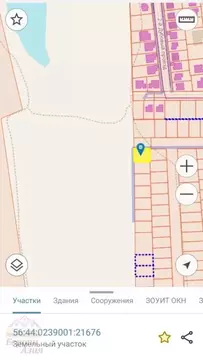 Участок в Оренбургская область, Оренбург Дубовый Плес СНТ, проезд 11-й ...