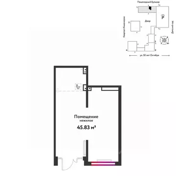 Торговая площадь в Тюменская область, Тюмень ул. 50 лет Октября, 63к2 ...