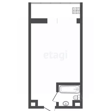 Студия Тюменская область, Тюмень ул. 30 лет Победы, 109 (16.0 м)