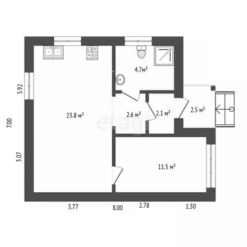 Дом в Костромская область, Кострома Дубки садоводческое товарищество, ...