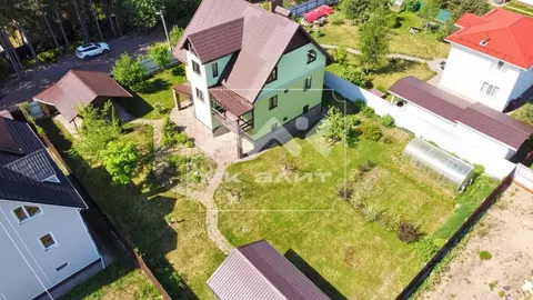 Коттедж в Ленинградская область, Выборгский район, Рощино пгт пер. ...