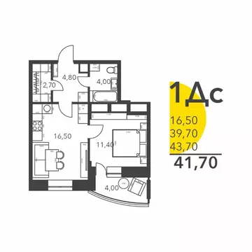 1-к кв. Московская область, Домодедово Востряково мкр, Оптима жилой ...