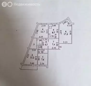 4-комнатная квартира: Липецк, Московская улица, 129 (77.7 м)