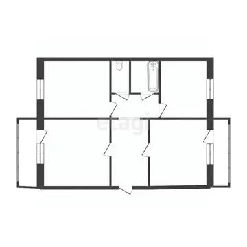 3-к кв. Костромская область, Кострома проезд 3-й Сосновый, 10 (63.9 м)