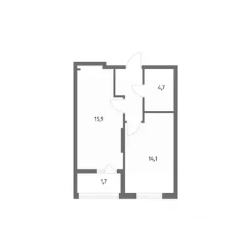 1-к кв. Калининградская область, Калининград пос. Лермонтовский, ул. ...