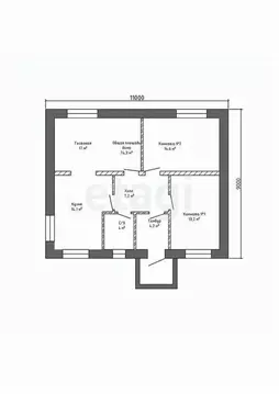Дом в Татарстан, с. Верхний Услон ул. Дарьи Меньшиковой, 19 (78 м)