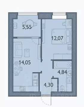 1-к кв. Брянская область, Брянский район, пос. Мичуринский, ...