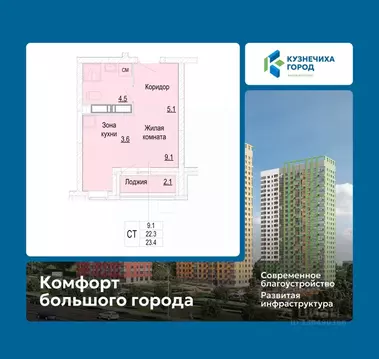 Студия Нижегородская область, Нижний Новгород Кузнечиха Город жилой ...