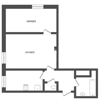 2-комнатная квартира: Ярославль, Автозаводская улица, 87А (43.5 м)