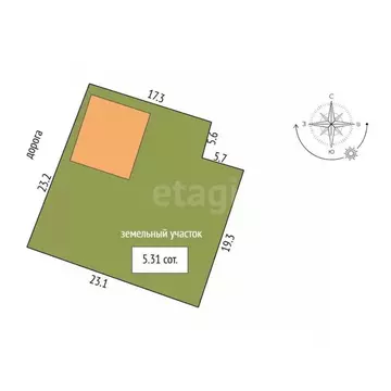 Дом в Ямало-Ненецкий АО, Тарко-Сале Пуровский район, Зеленая ул., 17 ...