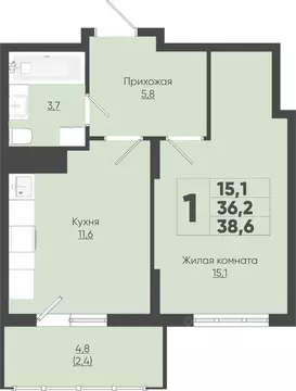 1-к кв. Чувашия, Чебоксары ул. Академика РАН Х.М. Миначева, поз12 ...