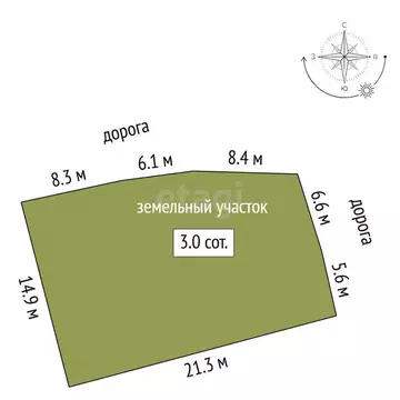 Участок в Тобольск, улица Чернышевского (6 м)