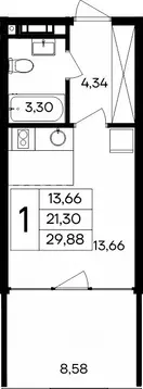 Студия Крым, Сакский район, Лесновское с/пос, с. Прибрежное ул. ...