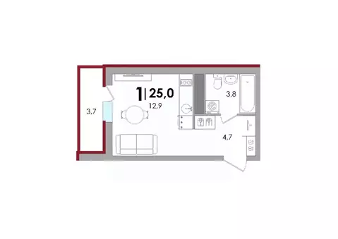Студия Тверская область, Калининский муниципальный округ, д. Батино ...