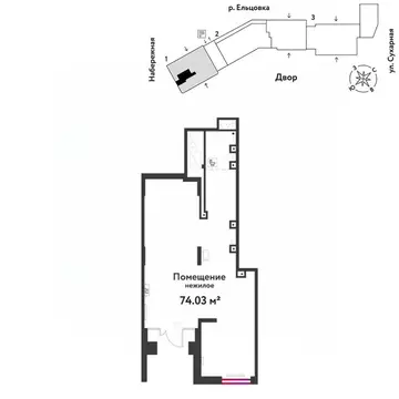 Торговая площадь в Новосибирская область, Новосибирск Сухарная ул., ...