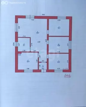 Дом в Завьяловский район, деревня Старый Чультем, Лазурная улица (92.3 ...