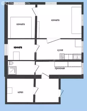Дом в Черногорск, Станционная улица (55.4 м)