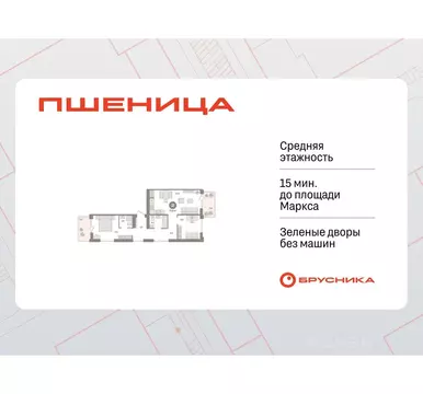 2-к кв. Новосибирская область, Новосибирский район, Краснообск рп ...