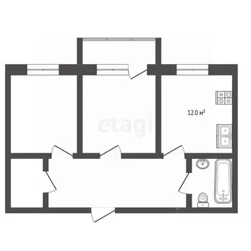 2-к кв. Московская область, Дмитровский муниципальный округ, ...