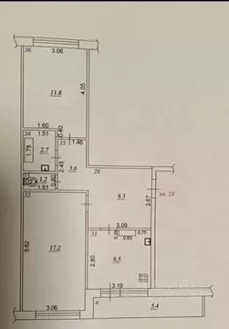 2-к кв. Самарская область, Волжский район, Курумоч с/пос, с. Курумоч ...