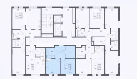 1-к кв. Московская область, Мытищи пер. 1-й Стрелковый, 5 (35.5 м)
