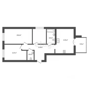 2-к кв. Ярославская область, Ярославль пос. Парижская Коммуна, ул. ...