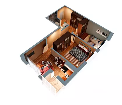 2-к кв. Башкортостан, Нефтекамск Комсомольский просп., 92 (59.01 м)