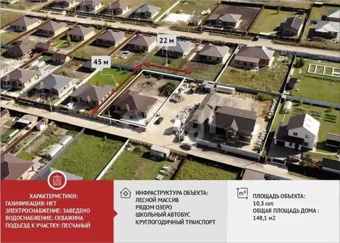Дом в Тюменская область, Тюменский муниципальный округ, Озерный кп  ...