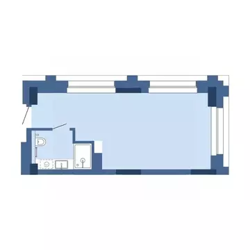 1-к кв. Новосибирская область, Новосибирск  (28.99 м)