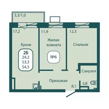 2-к кв. Московская область, Солнечногорск городской округ, Андреевка ...