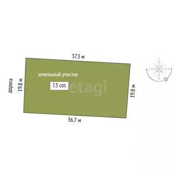 Участок в Тюменская область, Тюмень Лаванда садовое товарищество, ул. ...