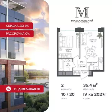 2-комнатная квартира: Москва, САО, Головинский район, жилой комплекс ...