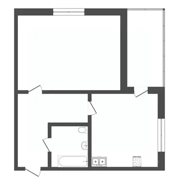1-к кв. Тюменская область, Тюмень Широтная ул., 125 (48.0 м)