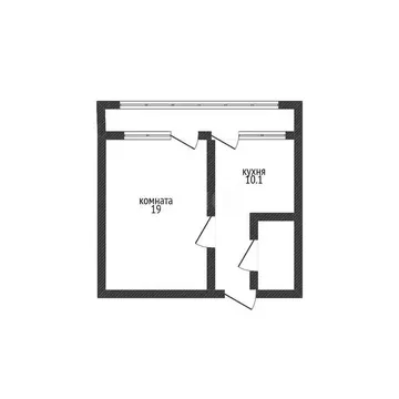 1-комнатная квартира: Краснодар, улица Героев-Разведчиков, 34 (37.4 м)
