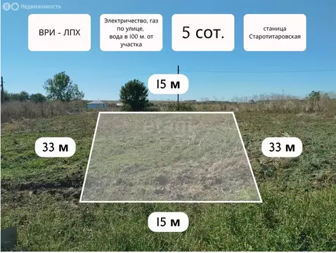 Участок в станица Старотитаровская, улица Победы (5 м)