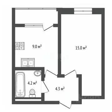 1-к кв. Ярославская область, Ярославский муниципальный округ, пос. ...