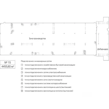 Производственное помещение в Москва Рябиновая ул., 42АС10 (4456 м)