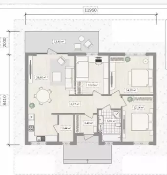 Дом в Богородск, Спортивная улица (105.6 м)