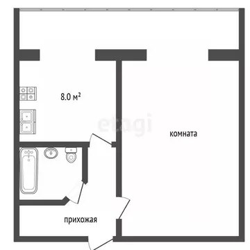 1-к кв. Ставропольский край, Пятигорск ул. Мира (40.0 м)