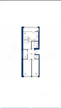 3-к кв. Башкортостан, Уфа ул. Бородинская, 9 (72.5 м)