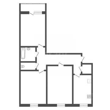 3-к кв. Тульская область, Тула Приупская ул., 8А (67.9 м)