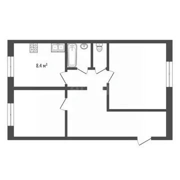 2-к кв. Ямало-Ненецкий АО, Муравленко пер. Новоселов, 2 (50.6 м)