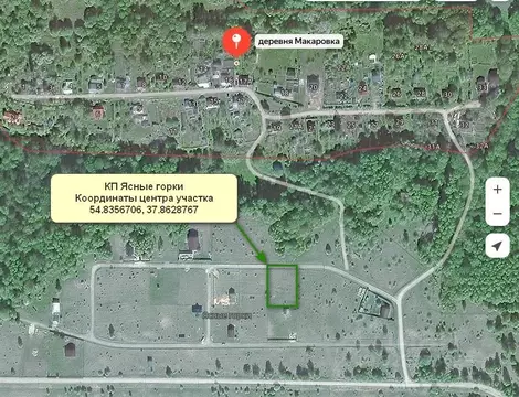 Участок в Тульская область, Ясногорский район, Иваньковское с/пос, д. ...