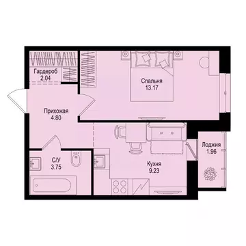 1-к кв. Ленинградская область, Всеволожский район, Заневское городское ...