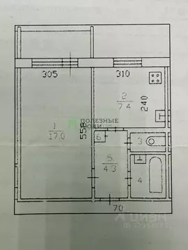 1-к кв. Курганская область, Курган Заозерный жилрайон, 1-й мкр, 21 ...