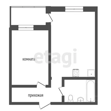 1-к кв. Тюменская область, Тюмень ул. Виктора Тимофеева, 9 (35.8 м)
