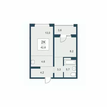 2-к кв. Новосибирская область, Новосибирск Цветной бульвар жилой ...