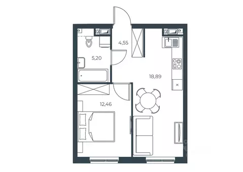 1-к кв. Астраханская область, Астрахань Татарская Слобода кв-л,  (41.1 ...